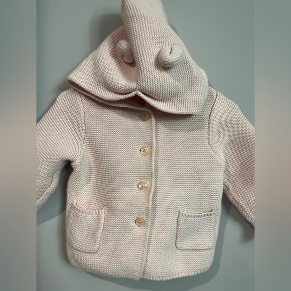 GAP Light Pink Kids Coat with Playful Hood - Picture 5 of 6